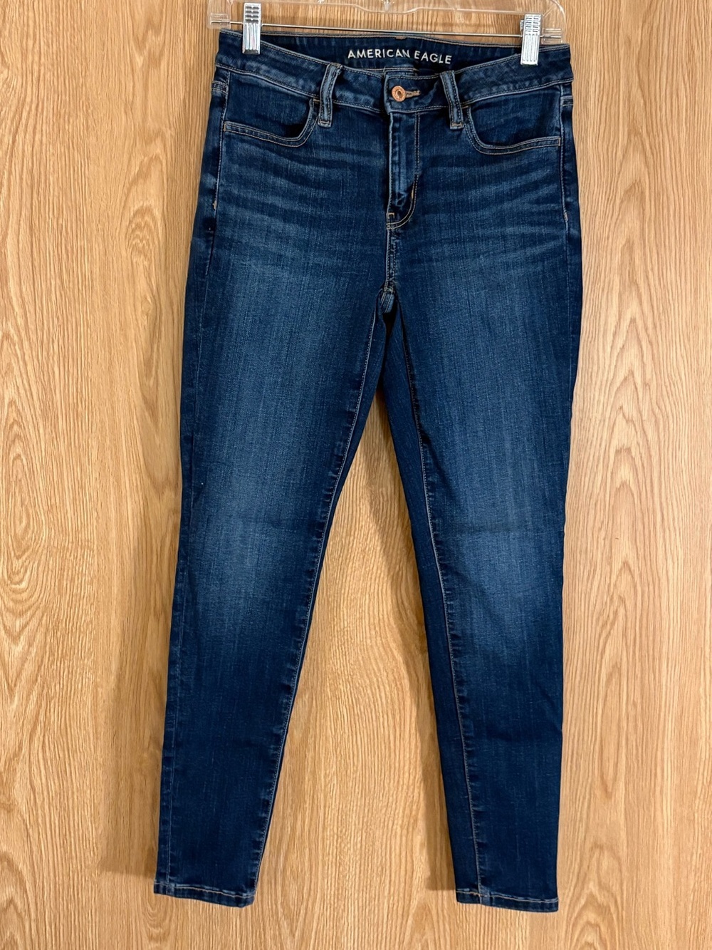 American Eagle Outfitters Dark Indigo Super Stretch Skinny Jeans